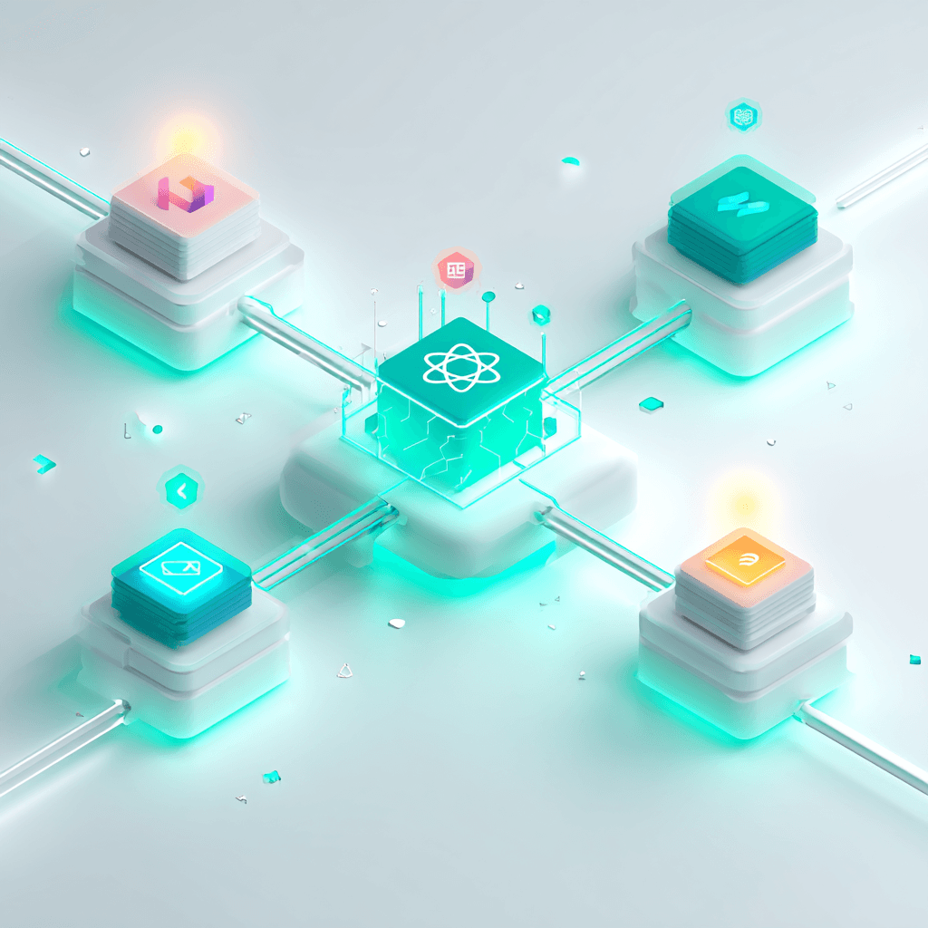 Multiple platforms connecting — Slack, GitHub, Kubernetes, Datadog — into one hub